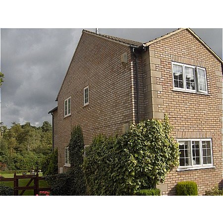 60 - White UPVc windows with Georgian Bars